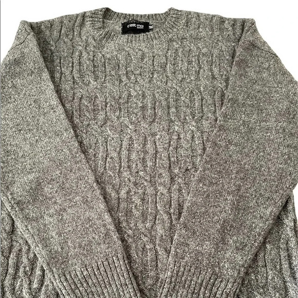 C’est Moi Cable Knit Pullover Sweater Size Medium - Picture 2 of 6